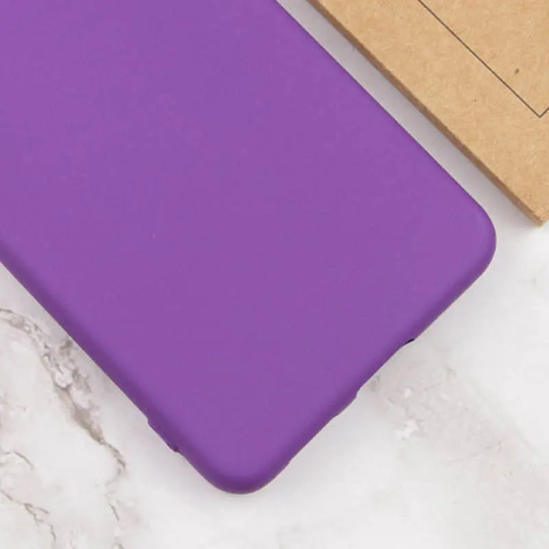 Чохол Lakshmi Silicone Cover Full Camera (A) для Tecno Pop 5 LTE Фіолетовий / Purple - фото 3