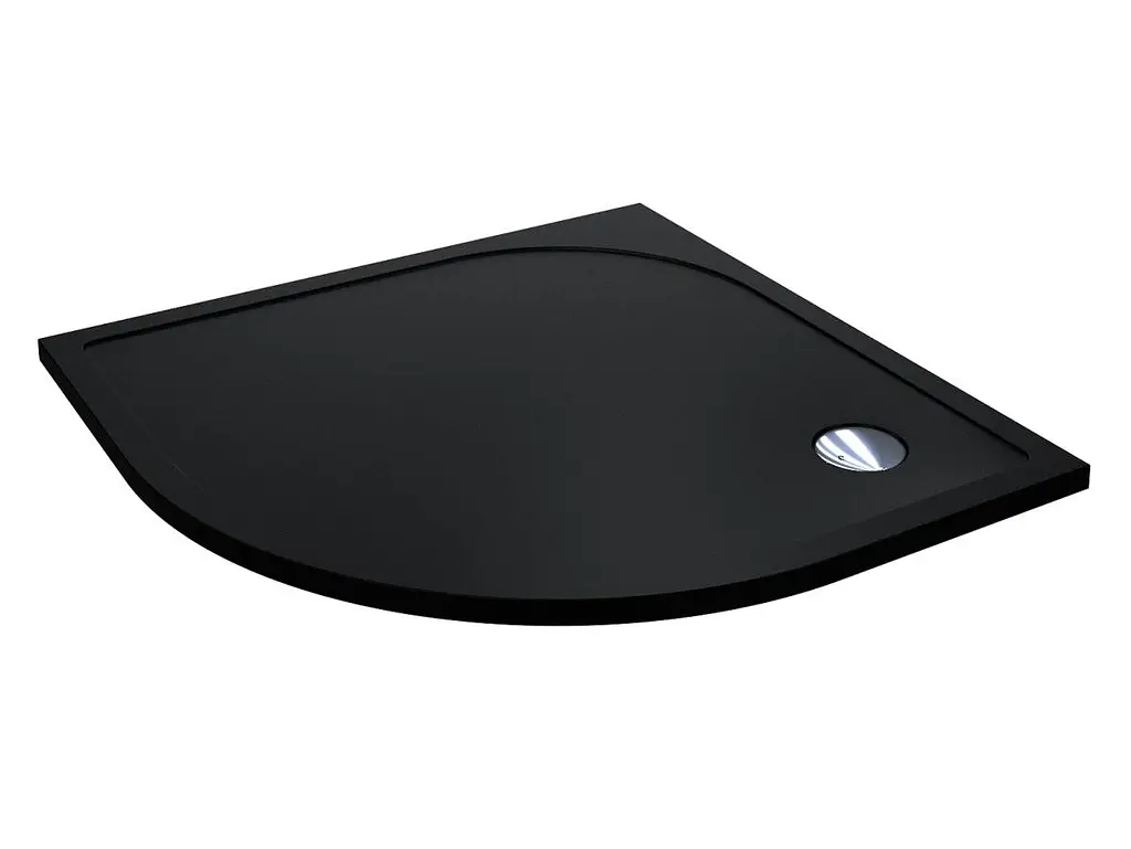 Душовий піддон Miraggio Madrid 900 mirastone black 0000693, Чорний матовий - фото 4