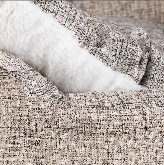 Лежак для собак і котів Ferplast Dandy F 65 зі штучним хутром коричневий 65х46х17 см 82943098 - фото 2