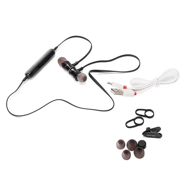 Бездротові навушники Awei Bluetooth A921BL, BT4.0, 55mAh, 4h, black - фото 2