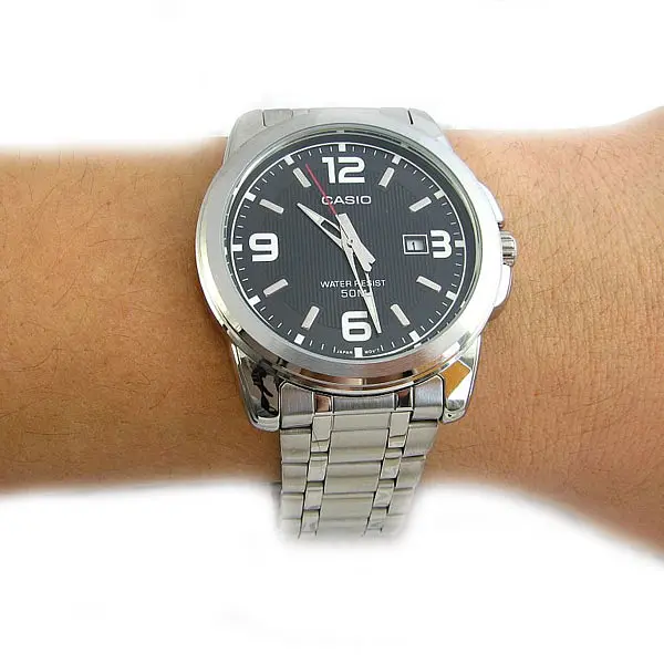 Стильні чоловічі годинники наручні оригінальні японські Casio Collection MTP-1314PD-1AVEF (модуль 5125) - фото 5