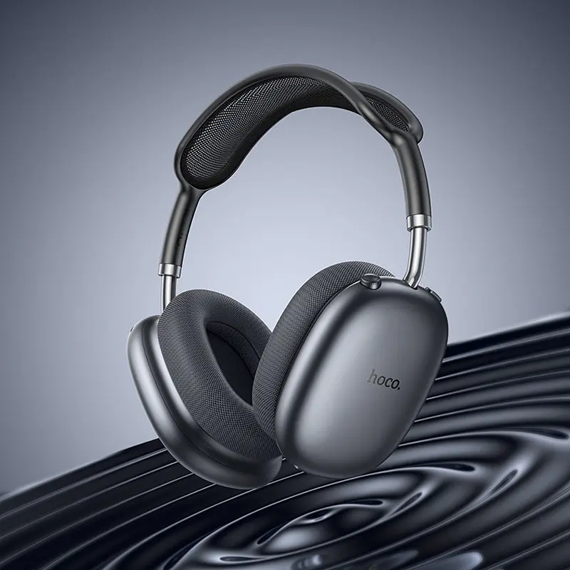 Накладні бездротові навушники Hoco W55 Plus Happiness ANC noise reduction Deep space gray - фото 3