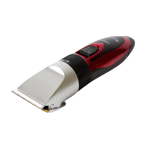 Машинка для стрижки волосся Gemei GM-550 бездротова з керамічними лезами чорна з червоним (GM-550_416) - фото 2