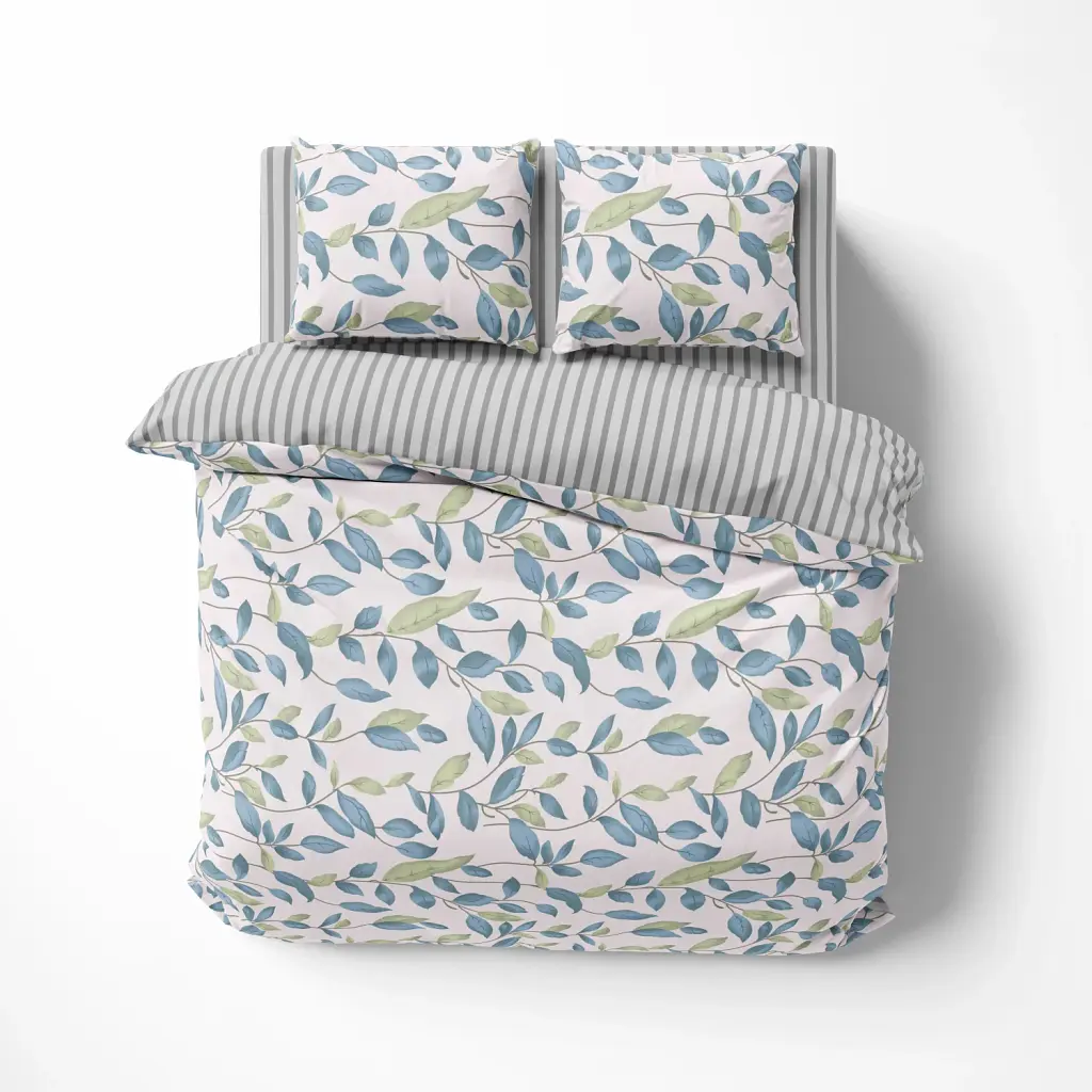 Постільна білизна ТЕП Soft Dreams Spring Basil 70x70 двоспальна білий