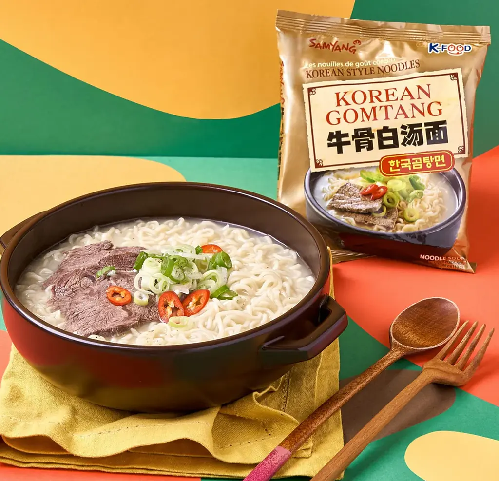 Локшина швидкого приготування Samyang Korean Gomtang Ramen, 110г - фото 5
