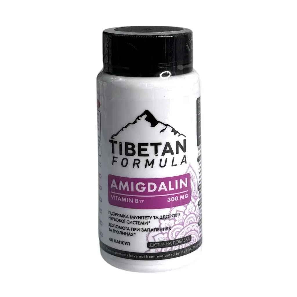 Капсули Tibetan Formula Амігдалін вітамін В17 60 капсул
