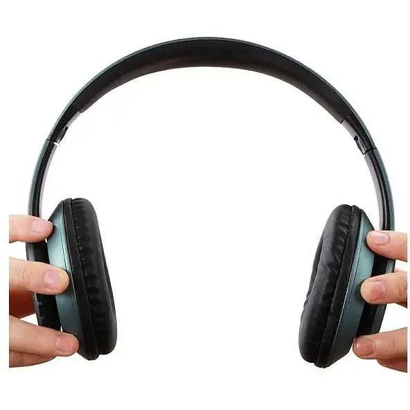 Навушники бездротові YK Design YK-H2 Bluetooth V5.0 Micro-USB 500 мАг накладні з мікрофоном Dark Green - фото 5