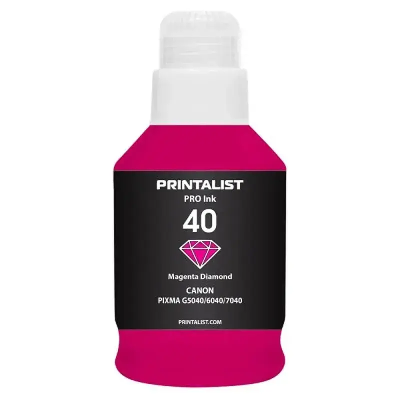 Чорнило Printalist Canon GI-40 для G5040/G6040 190г Magenta (PL40M)