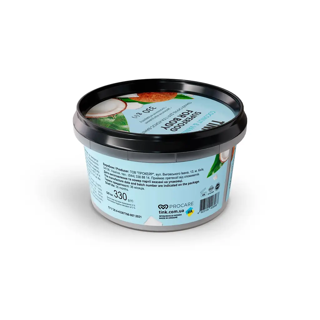 Скраб для тела пенный Кокос Ваниль Tink 330 г - фото 2