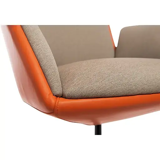 Офисное кресло GT Racer X-1916 FABRIC, желто-оранжевое (X-1916 FABRIC Orange/Flaxen) - фото 7