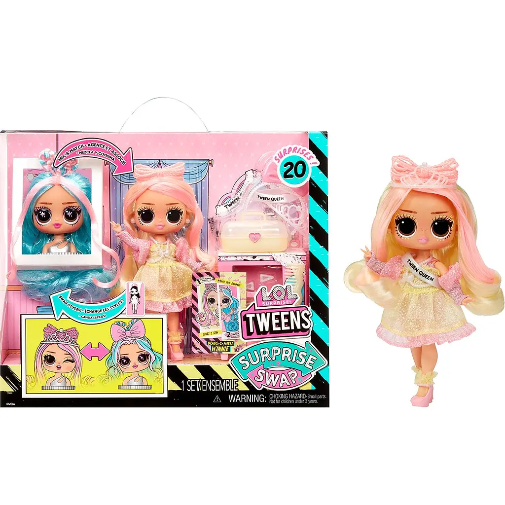 Игровой набор с куклой L.O.L. Surprise Tweens Surprise Swap Винни Вейвз (591733) - фото 7