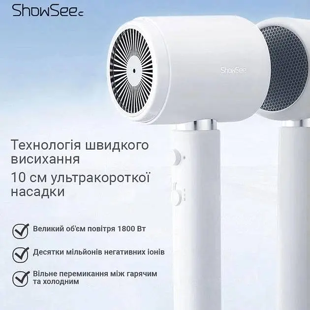 Фен Xiaomi ShowSee A10-W - фото 4