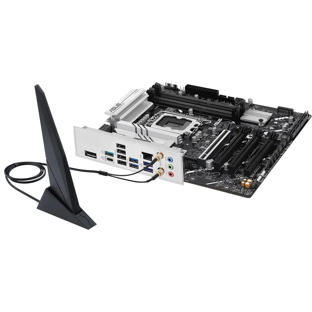 Материнська плата Asus B860M MAX Gaming AX s1851 B860 4xDDR5 M.2 DP USB Type-C Wi-Fi BT mATX - фото 7
