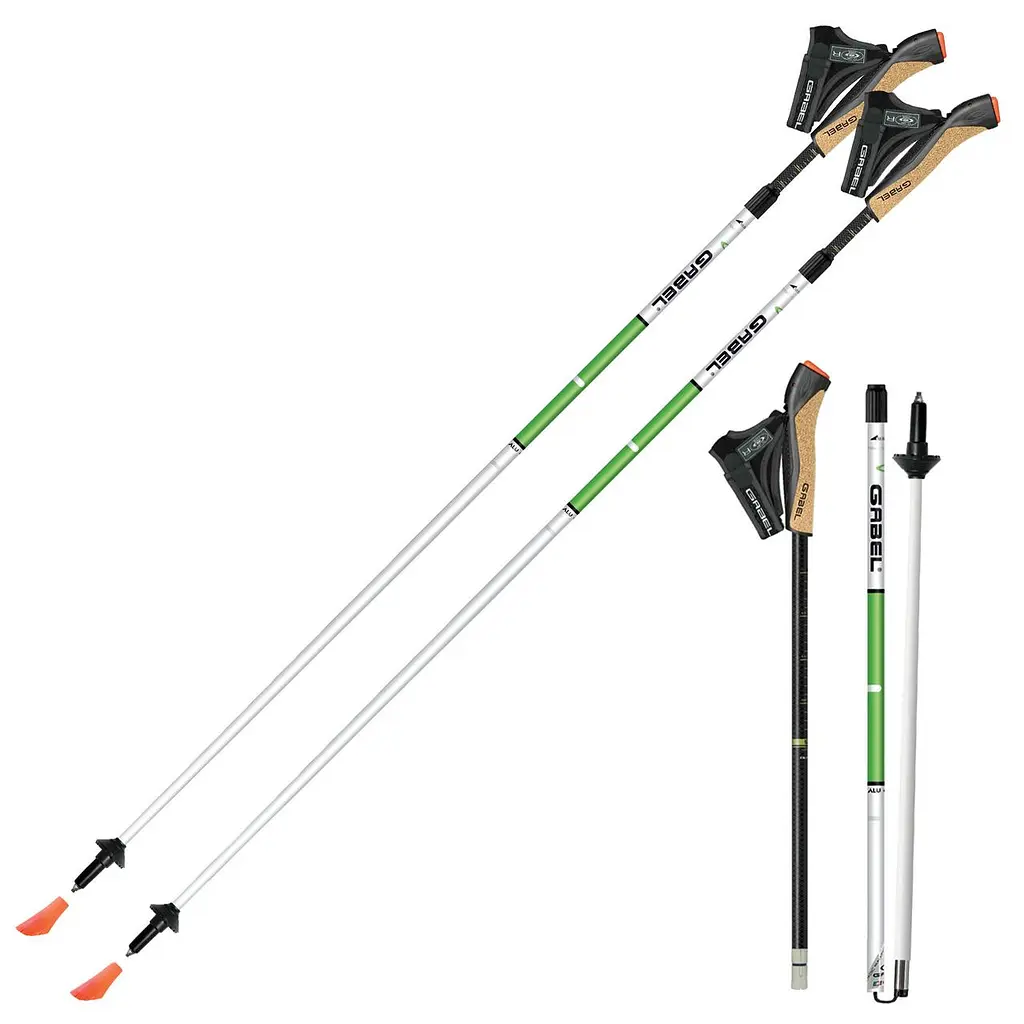 Палки для скандинавской ходьбы Gabel Nordic Revo Alu-Tech (7009351390000) складные - телескопические - фото 6