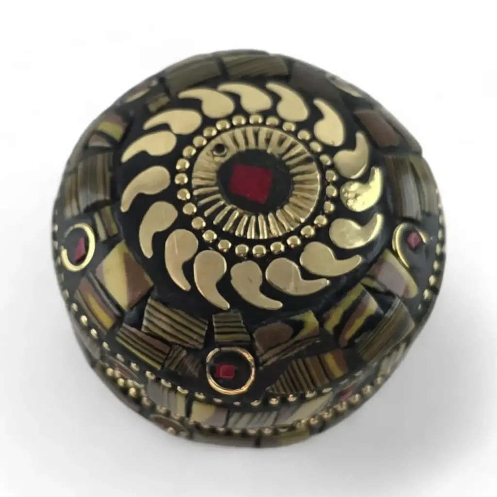 Скринька металева з коралами 3.2х4.7 см - фото 3