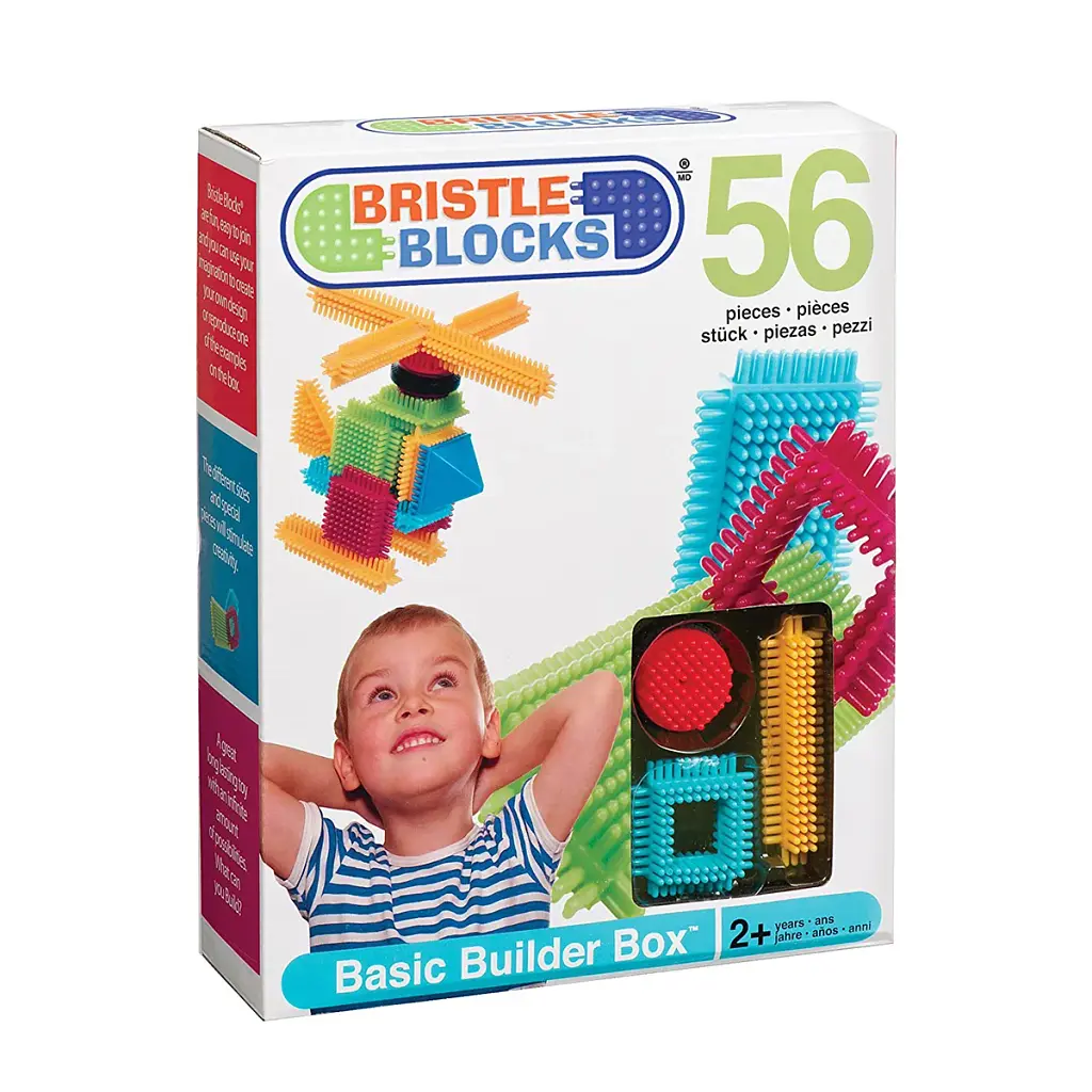 Конструктор Battat серії Bristle Blocks — Будівельник, 56 деталей (BT3070Z) - фото 7