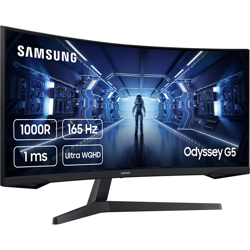 Монітор Samsung 34` Odyssey G5 LC34G55T (LC34G55TWWIXUA) [158409] - фото 3