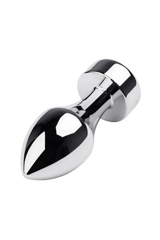 Металлическая анальная пробка Toyfa Metal 10.8 см (черный) - фото 2