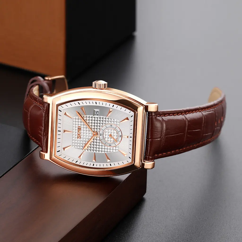 Наручний годинник чоловічий 9306RGSI Rose Gold-Silver Skmei acs0030938 - фото 3
