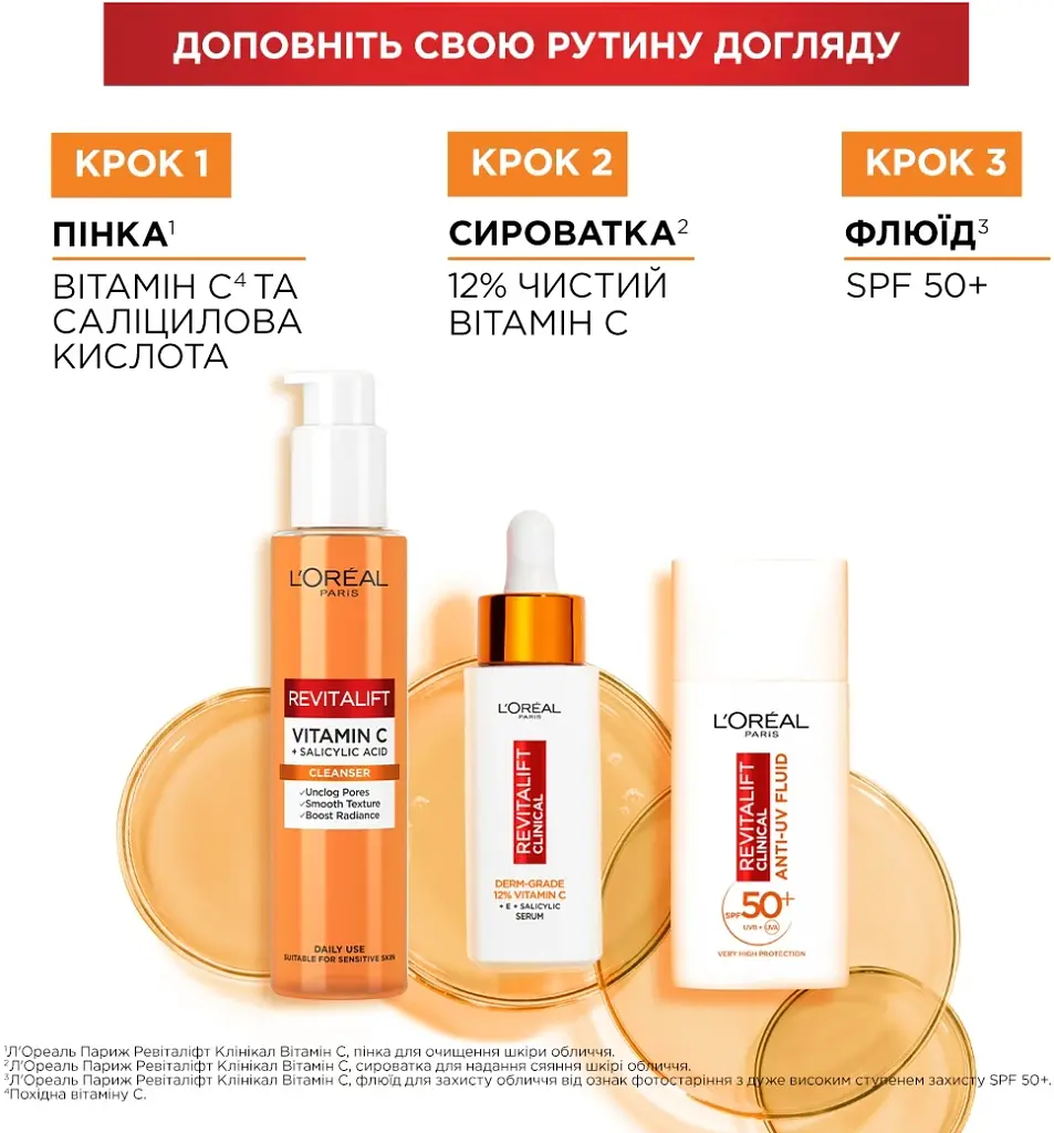 Сироватка для обличчя L'Oreal Paris Revitalift Clinical Vitamin C 30 мл - фото 14