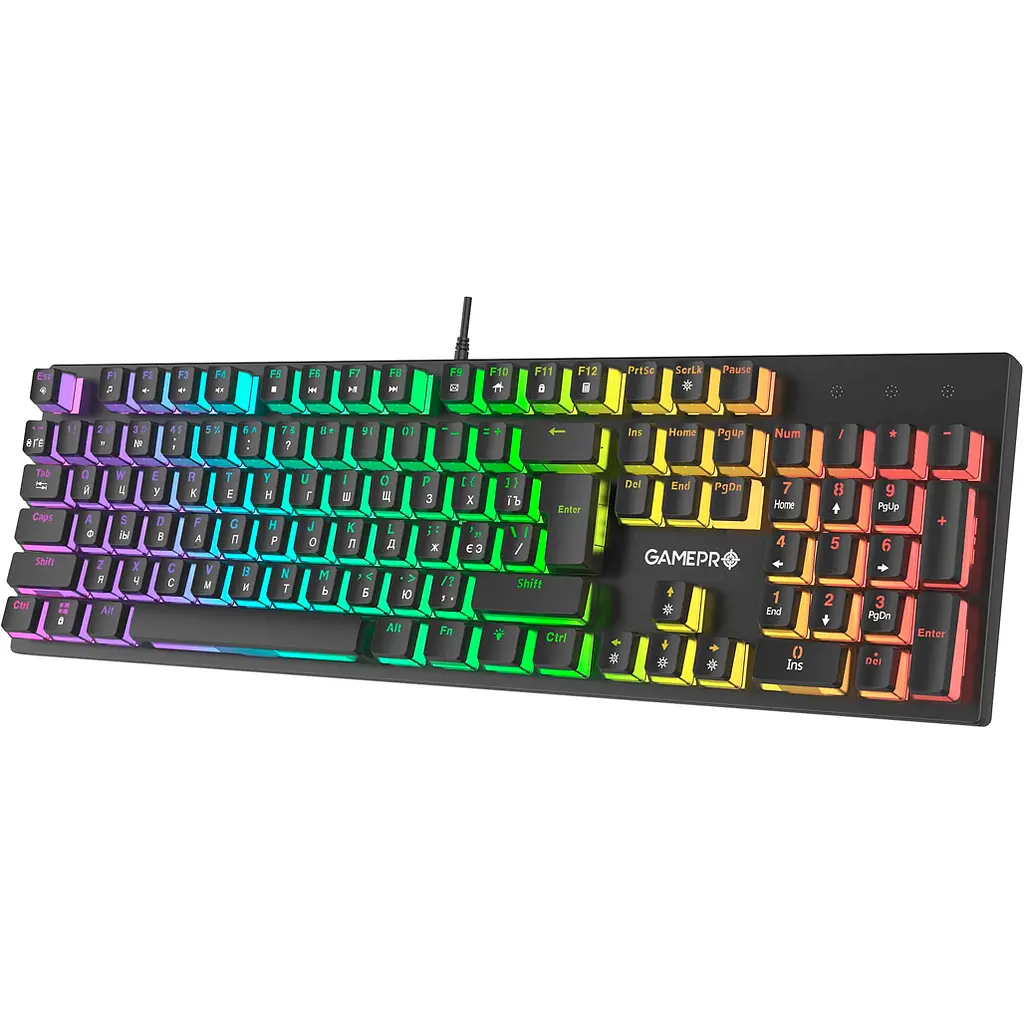 Клавиатура GamePro MK85B Blue Switch RGB Black [111031] - фото 2