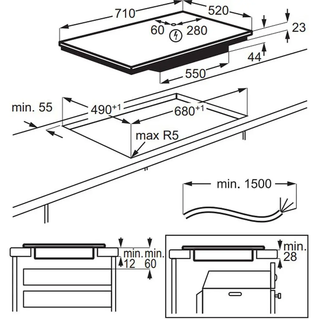Индукционная варочная поверхность Electrolux EIV734 [137878] - фото 9