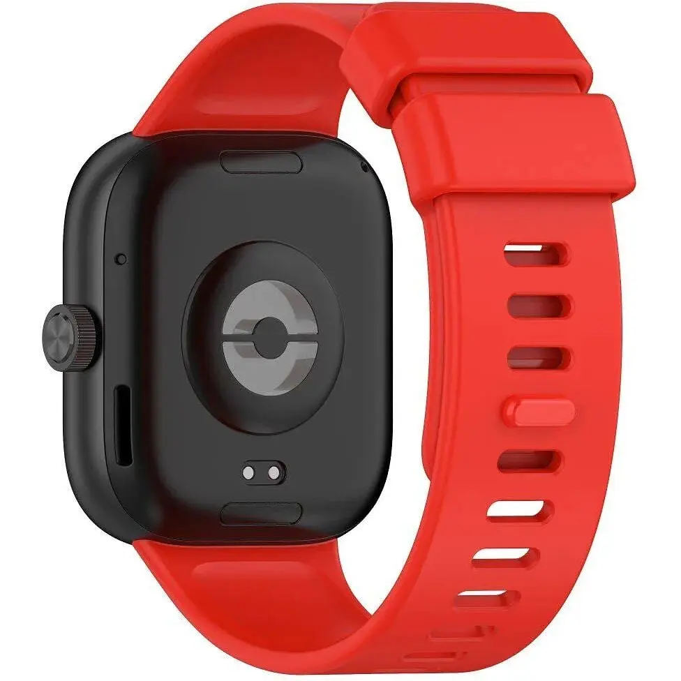 Силиконовый ремешок BeCover для Xiaomi Redmi Watch 4 Red (711503) - фото 3