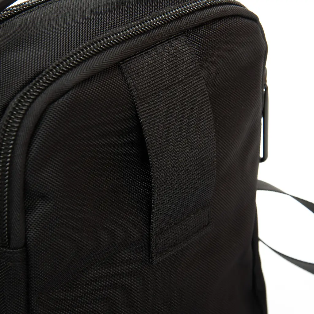 Сумка чоловіча через плече Lanpad Чорна (LAN82077 black) - фото 6