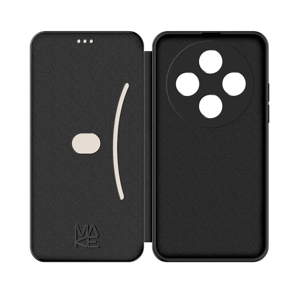 Чохол-книжка MAKE Xiaomi Redmi 14C/Poco C75/Redmi A4 Flip Black - фото 3