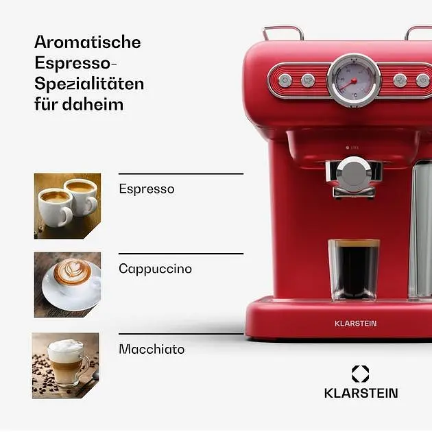 Кофеварка Klarstein Espressionata Evo (10045423) - фото 6