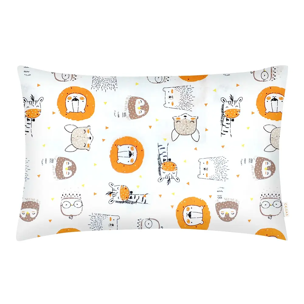 Комплект постільної білизни Cosas підлітковий LEO & GIRAFFE CS1 160 x 220 см (LeoGiraffeFox_Brown_155) - фото 3