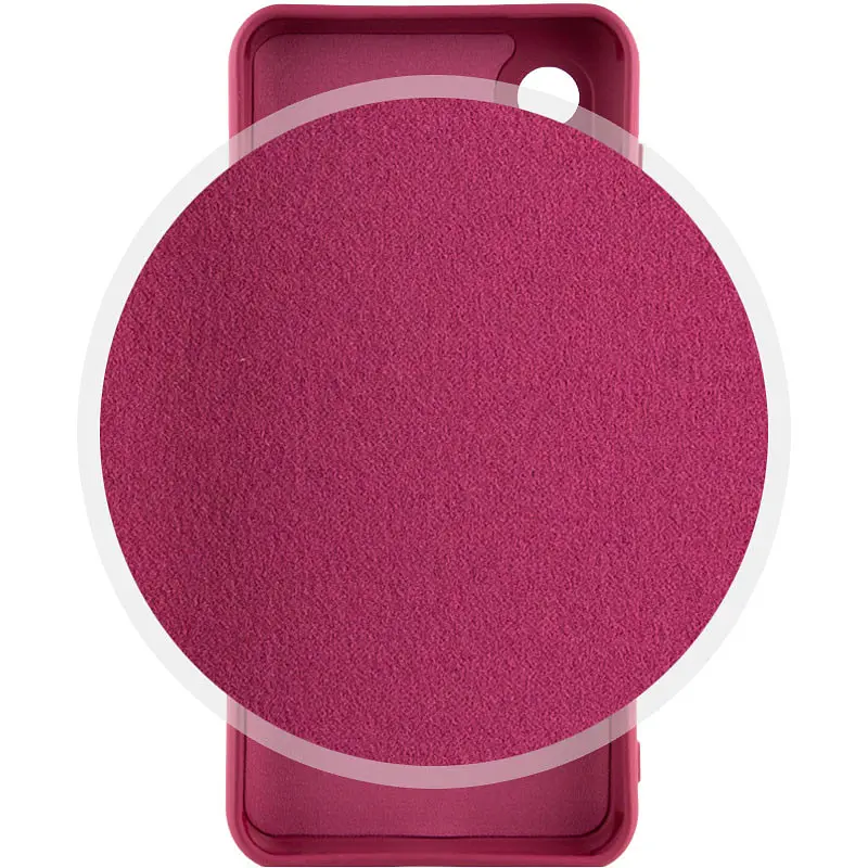Чохол Silicone Cover Lakshmi Full Camera (A) для Samsung Galaxy A03 Core Бордовий / Marsala - фото 3