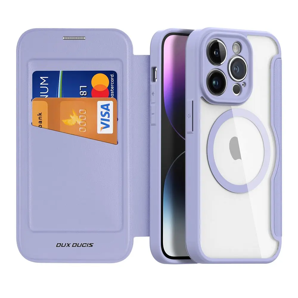 Чохол-книжка Dux Ducis Skin X Pro MagSafe Apple Phone 14 Pro Purple (35098_3344948) - фото 3