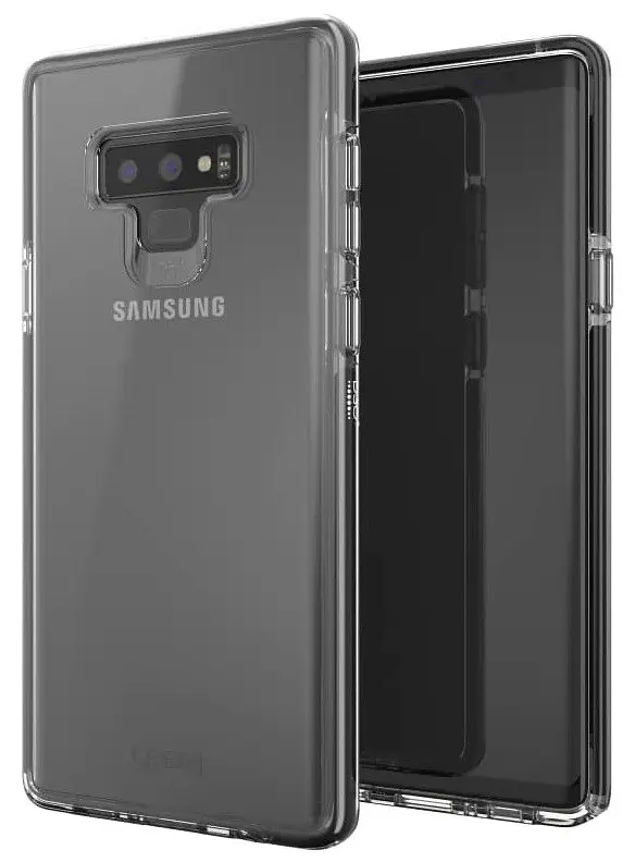 Протиударний прозорий чохол GEAR4 Piccadilly D3O для Samsung Galaxy Note 9 Black + Transparent - фото 5