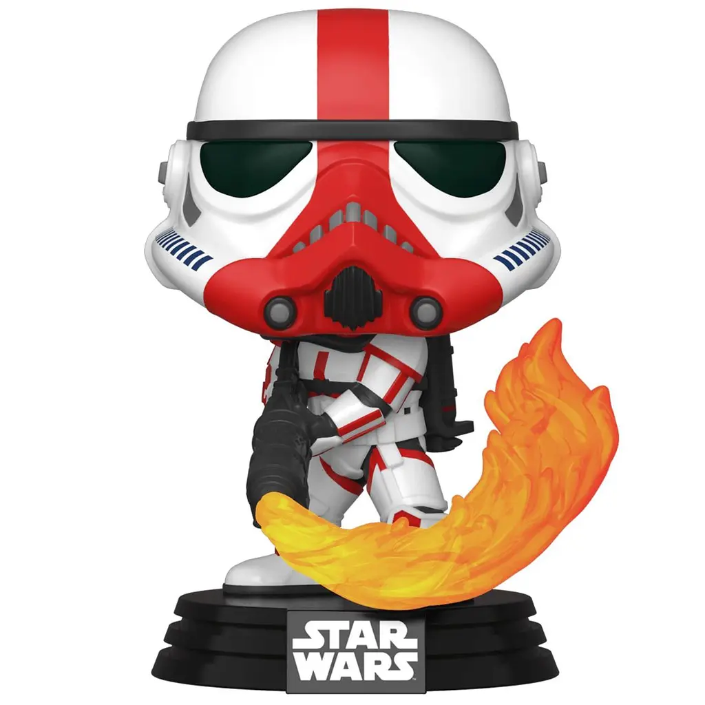 Фігурка Funko Pop Фанко Поп The Mandalorian Stormtrooper Мандалорець Штурмовик-спалювач 10 см Movies SW TM 350 - фото 2