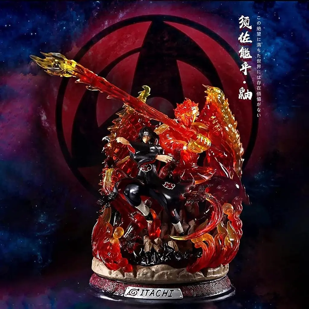 Фигурка Наруто Naruto Учиха Итачи Сусаноо со светодиодной подсветкой и подставкой 36 см China N 36 - фото 3