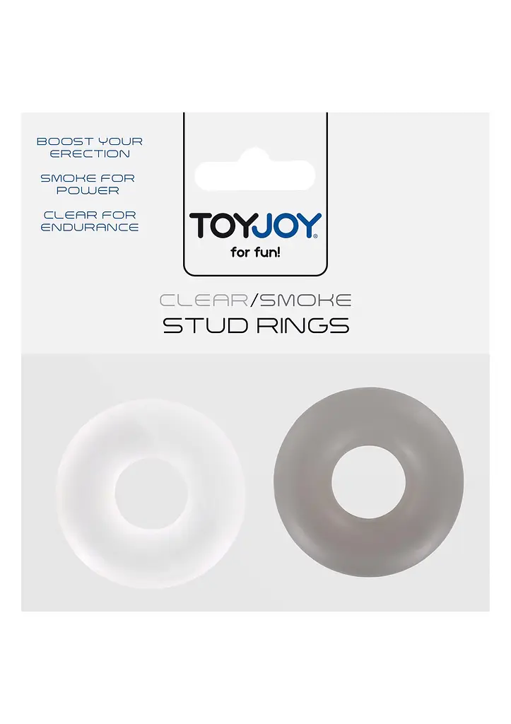 Ерекційне кільце Toy Joy Stud Rings 2 шт. рожевий - фото 4