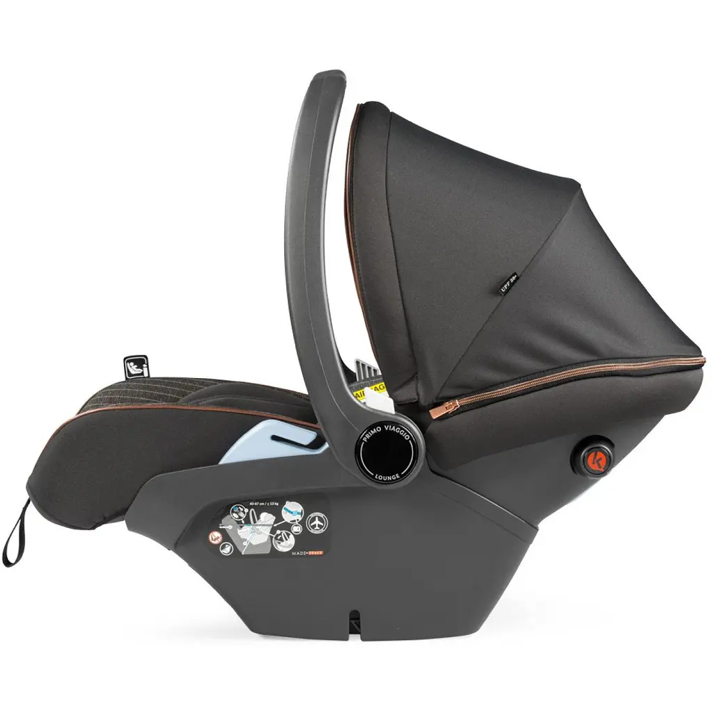 Автокрісло Peg-Perego Primo Viaggio Lounge 500, чорне з коричневим (IMLO000000GS53SQ53) - фото 2