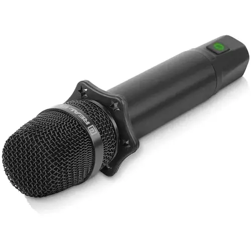 Мікрофон для караоке REAL-EL KM-830, Black, 6.35 мм jack, підключення бездротове, - 60 дБ, радіус дії до 25 м, час роботи до 12 год (EL121900001) - фото 3