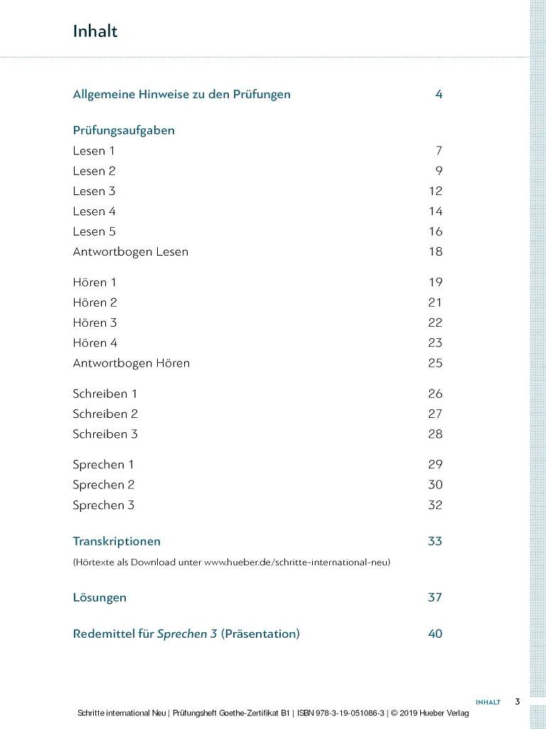 Schritte international Neu 5+6. Prufungsheft Goethe-Zertifikat B1 - фото 3
