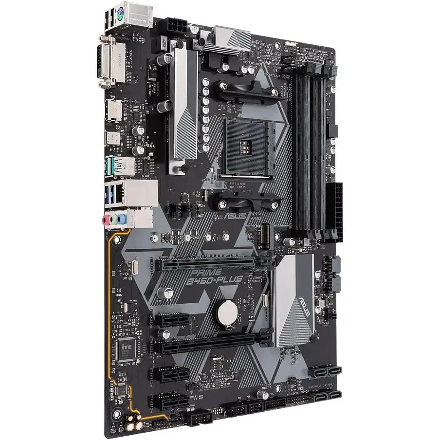 Материнська плата Asus Prime B450-PLUS sAM4 B450 2xDDR4 HDMI-DVI ATX - фото 3