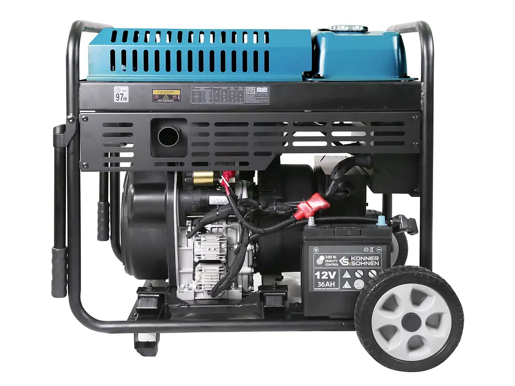 Konner & Sohnen Генератор дизельний інверторний KS 9500IDE ATSR, 230В, 9.5кВт, АВР(ATS), електростартер, 130кг - фото 6