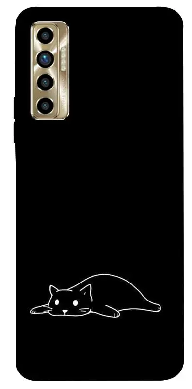TPU чохол Demsky Lazy cat для TECNO Camon 17P