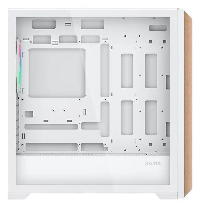 Корпус SAMA Z60 без БЖ (Z60-WHAWA4X1-GL) White - фото 3