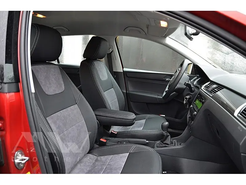 Авточохли модельні MW Brothers для Skoda Rapid c 2012 - фото 6