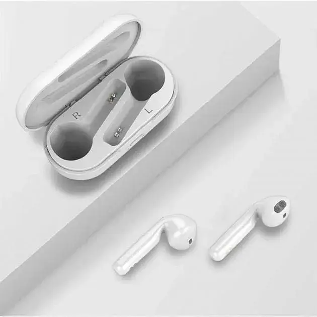 Бездротові навушники TWS L8 Bluetooth із сенсорним керуванням білі - фото 3
