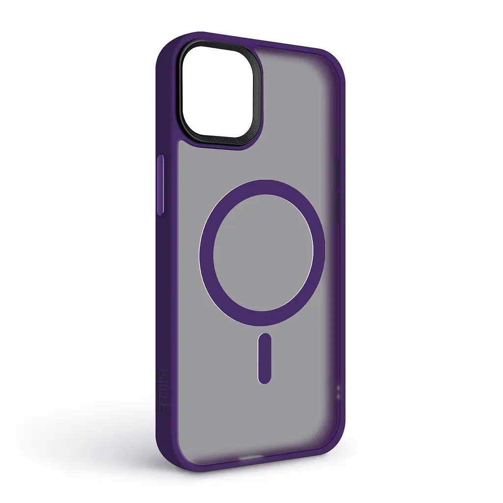 Чехол для Apple iPhone 15 Plus, Uniq MagCase, фиолетовый, противоударный, панель-накладка с магсейф, ударопрочный TPU+PC, с магнитом MagSafe, поддержка полноценной беспроводной зарядки, ArmorStandart (ARM75312) - фото 2
