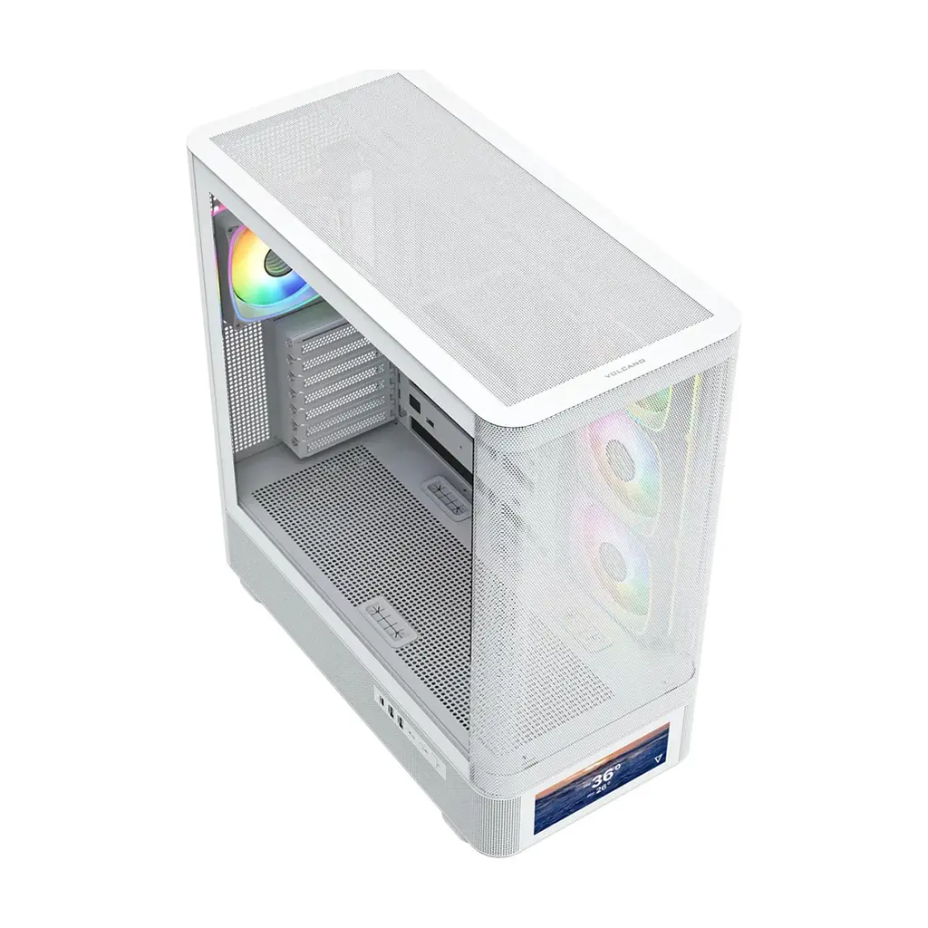 Корпус для ПК Modecom VOLCANO AQ500 ARGB LCD 6.2 (MC-A-AQ500-4FA-W) - фото 6