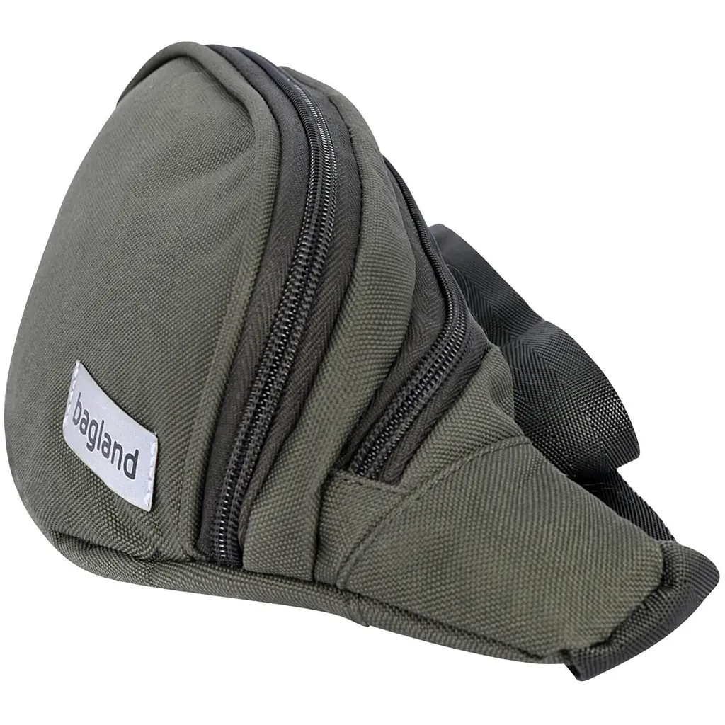 Сумка-бананка Bagland Bella 327 2 л хакі (0020266) - фото 2