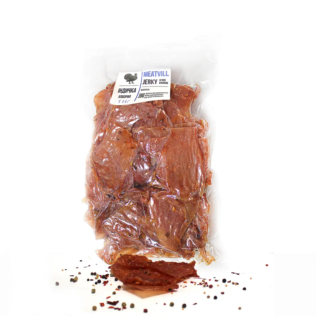 Джерки Meatvill iндичка класична вакуум 500г